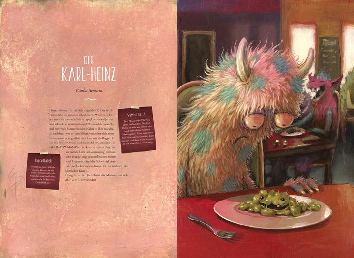 Actual product image Der unglaubliche Katalog der Monster (German, Grégoire Kocjan, 2022)