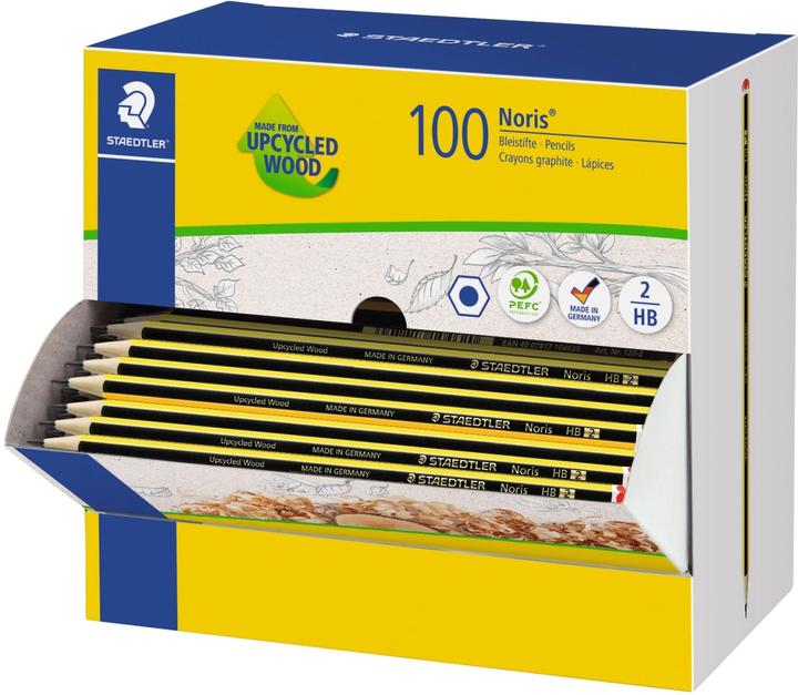 Produktbild Staedtler Bleistift, sechseckig, 100er Display (2 mm, HB, 100 x)