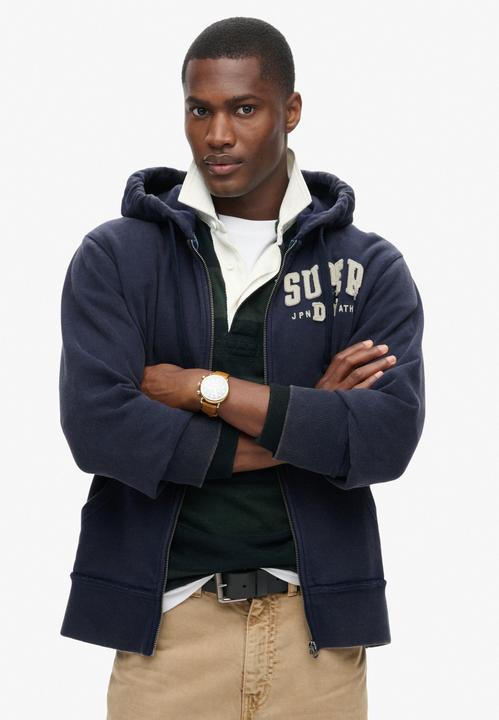 Image du produit Superdry Veste sweat Casual Confortable Vintage Athletic Zip Hoodie (XXL)