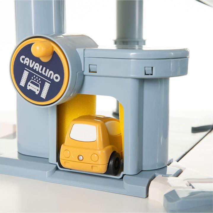 Produktbild Polesie Cavallino 7-stöckiger Garagenturm mit Autos in Pastellfarbe