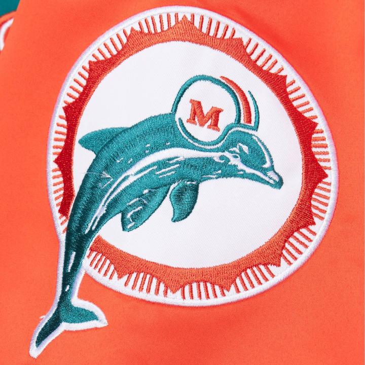 Immagine prodotto Mitchell & Ness M&N Giacca in raso leggero - Miami Dolphins Dan Marino - L (L)