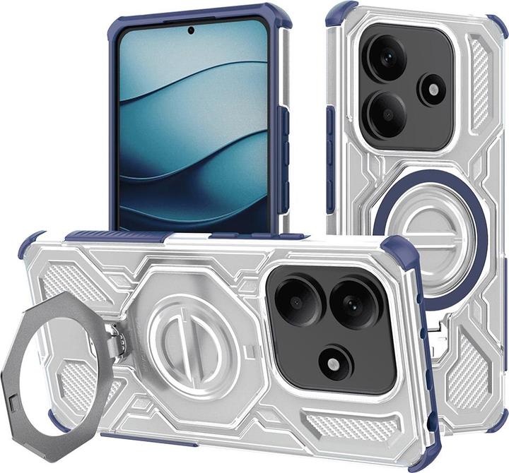 Produktbild Techsuit - Carbon Shield PRO - Xiaomi Redmi Note 14 5G - Blue Transparent (Xiaomi Redmi Note 14 5G)