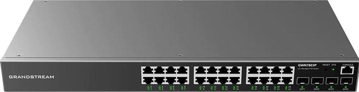 Immagine prodotto Grandstream GWN7803P, Switch gestito, 24 porte Gigabit, 4x SFP, 24 PoE, livello L2 (24 Porti)