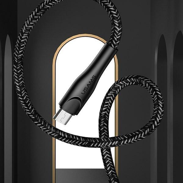 Produktbild Usams Kabel pleciony U41 microUSB 2m 2A czerwony/red SJ396USB02 (US-SJ396) Fast Charge (2 m, USB 3.0)