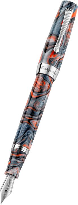 Actual product image Montegrappa ISE2R2AR 1 MG FOUNTAIN PEN, ELMO 02, CRODA ROSSA, F STEEL NIB (Multicoloured)