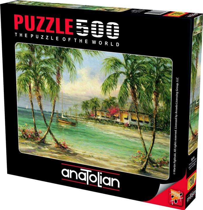Actual product image Anatolian 3616 puzzle 500 pcs. Afternoon in the bungalows by Martin Figlinski (500 pieces)
