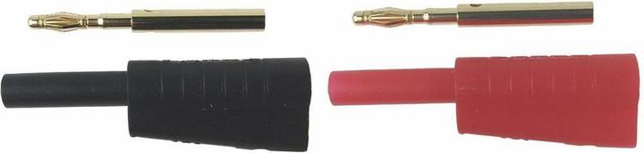 Actual product image Rs Pro 2mm banana plug black, red, 30 V ac, 60 V dc / 10A
