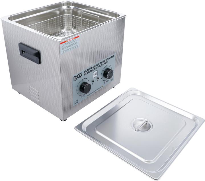 BGS Ultrasonic Parts Cleaner 15 l (40 kHz, 15000 ml)