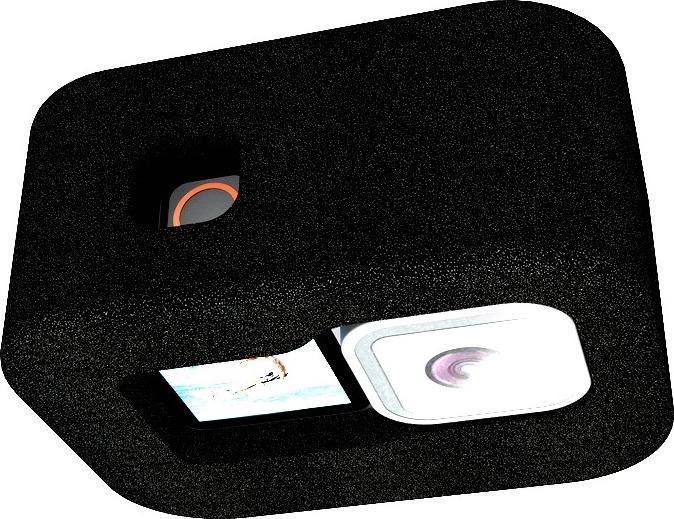 Actual product image Ueli Express GoPro Hero 12 / 11 / 10 / 9 windscreen housing (Hero 11 Black, Hero 9 Black, Hero 10 Black, Hero 12)