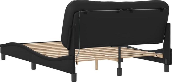Produktbild VidaXL Bettgestell mit LED Kunstleder (160 x 200 cm)
