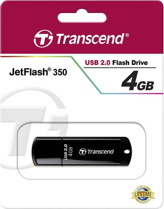 Actual product image Transcend JetFlash 350 (4 GB, USB-A)