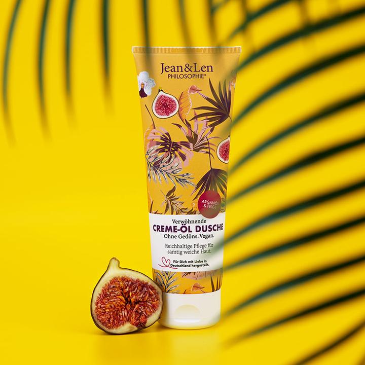 Actual product image MGA Pampering Cream-Oil Shower Argan Oil/Fig (250 ml)