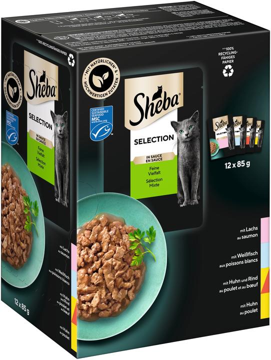 Produktbild Sheba Feine Vielfalt (Adult, 12 Stk., 1020 g)