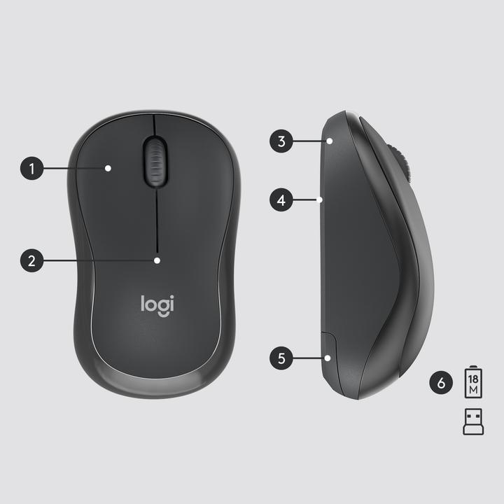Produktbild Logitech MK295 Silent (US, Kabellos)