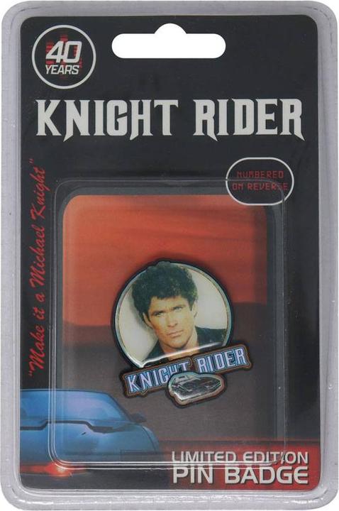 Actual product image Fanattik Knight Rider pin's 40th Anniversary Limited Edition