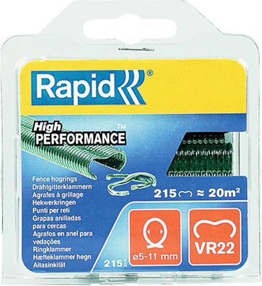 Produktbild Rapid VR22 Ringklammern grün 215 Stück