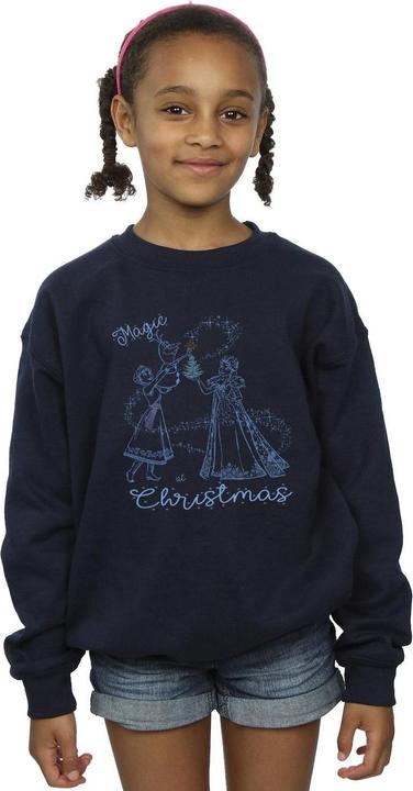 Produktbild Disney Frozen Magic Christmas Sweatshirt Mädchen (140, 146)