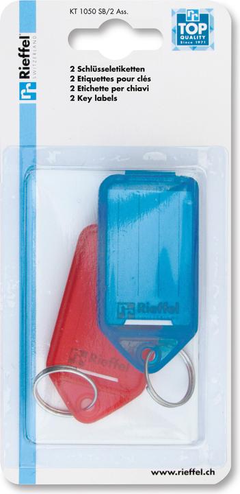 Produktbild Rieffel Grosse Schlüsseletiketten KT 1050 SB/2 ASS.