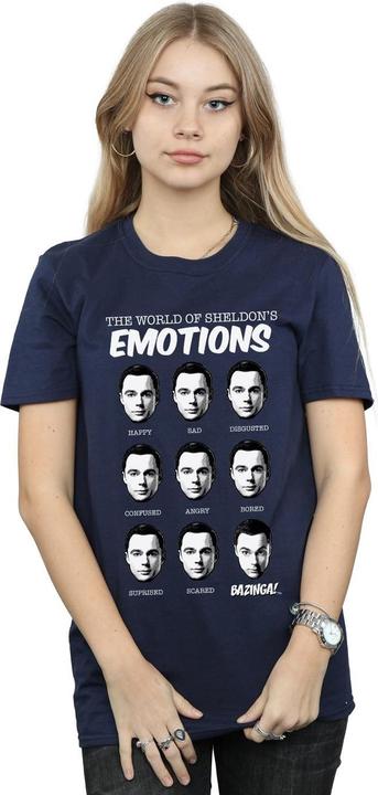 Immagine prodotto Dam Maglietta da donna/ragazzo Emotions Sheldon in cotone (L)