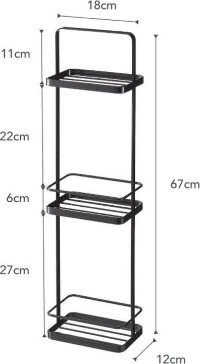 Actual product image Yamazaki Tower (12 x 18 x 67 cm)