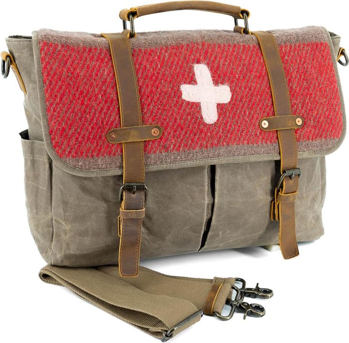 Actual product image Army Shop Briefcase Swiss woollen blanket