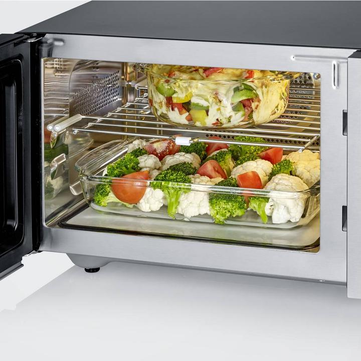Actual product image Severin Microwave w/MW7777 plate 900 watts 25 l - Steel (29070) (25 l)