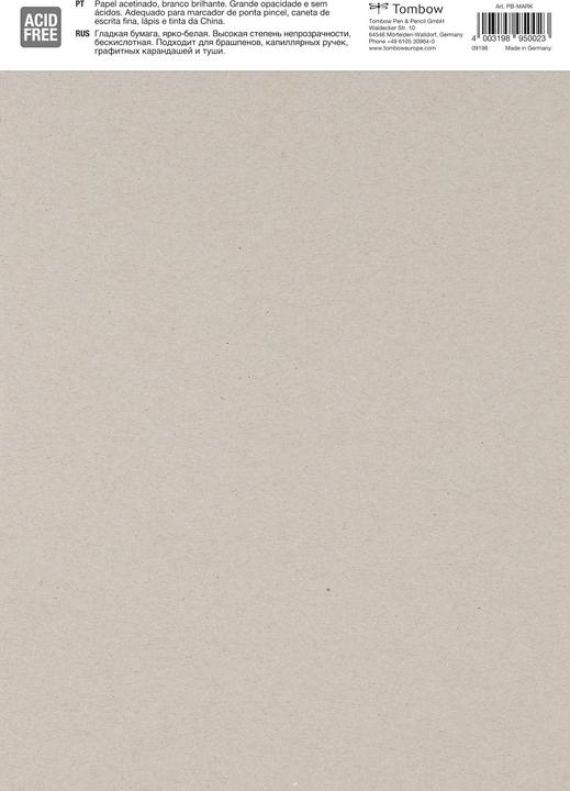 Produktbild Tombow Zeichenblock Bristol (A4, Blanko, Weicher Einband)