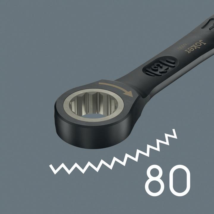 Actual product image Wera 6000 Black Edition Joker 11 Set 1 Maul/Ringratschenschl (19 mm)