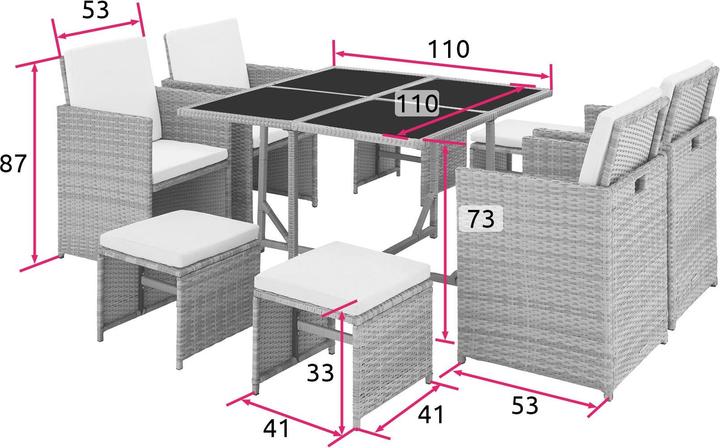 Produktbild tectake Bilbao