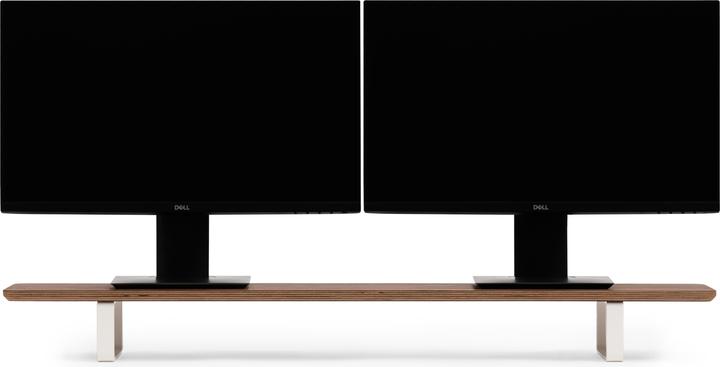 Actual product image Oakywood Desk Shelf - wooden desk top - veneer - walnut veneer / white -