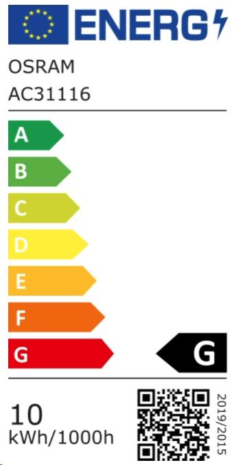Energy Label Osram Led Retrofit Rgbw Lamps With Remote Control (E27, 60 W, 806 lm, 1 x, G)