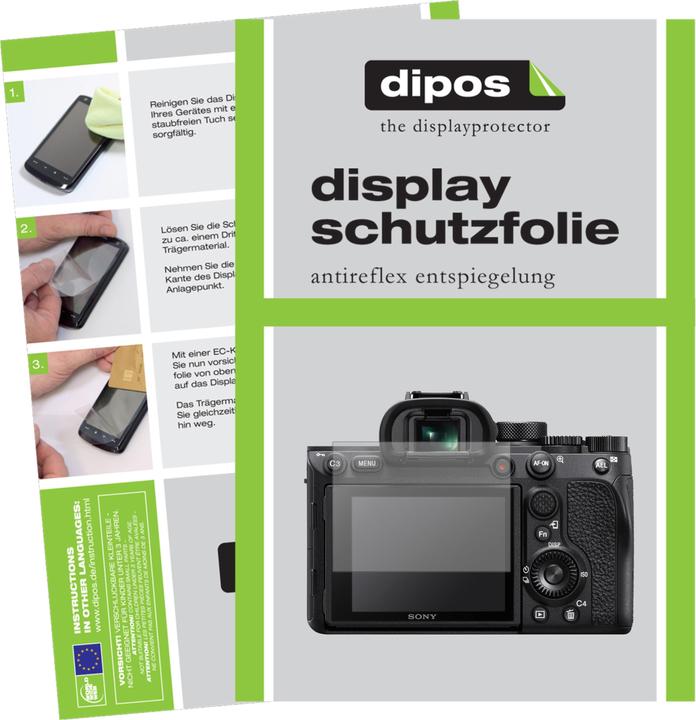 Dipos Displayschutzfolie Antireflex (Displayschutz, A7R IV)