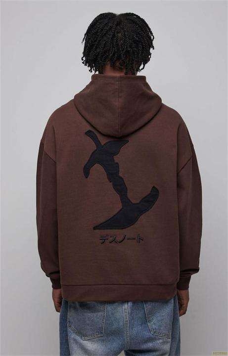 Actual product image Death Note jumper à capuche Graphic Brown (XL) (XL)