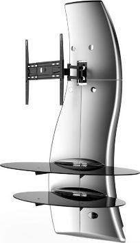 Immagine prodotto Meliconi Ghost Design 2000 Rotazione - TV a parete - argento metallizzato (63", 30 kg)