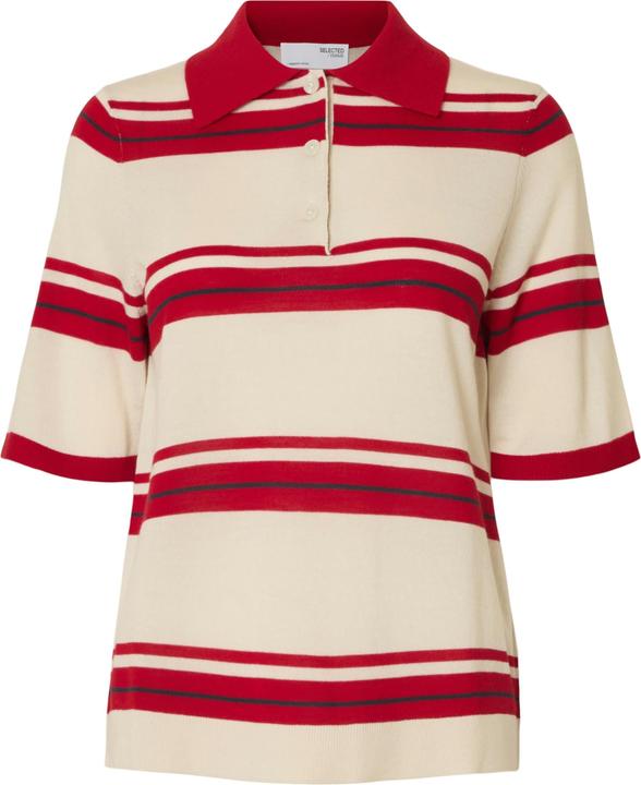 Selected Homme 100% Merinowoll Polohemd aus Strick