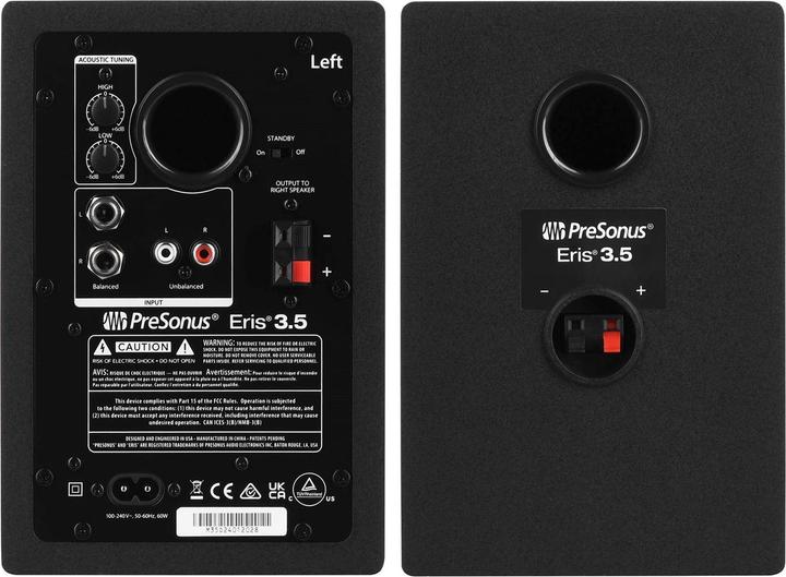Actual product image PreSonus Eris 3.5 - 2. Gen (Active, Pair, 2x 25 W)