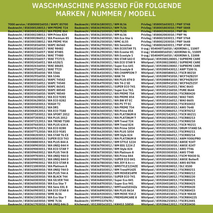 Image du produit Whirlpool Elément chauffant 481010550891 1800W 230V pour lave-linge