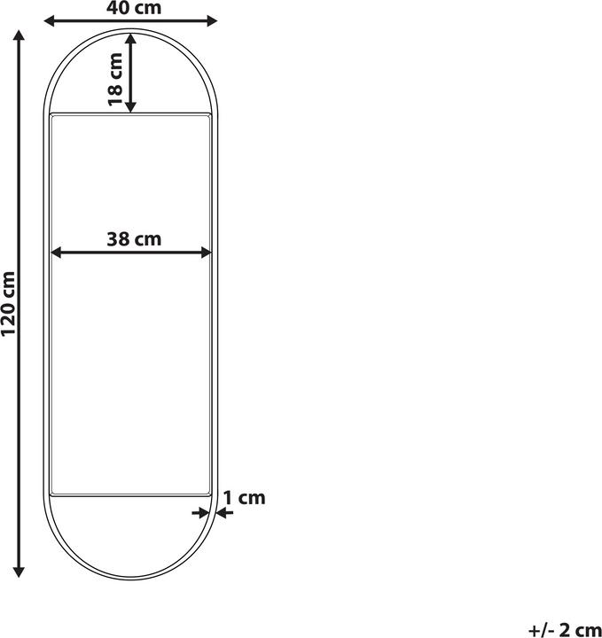 Produktbild Beliani Vallery (40 x 120 cm)