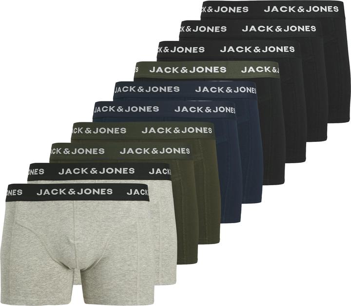 Immagine prodotto Jack & Jones Jacbenja Solid Trunks 10 Pack Styd (M, confezione da 10)