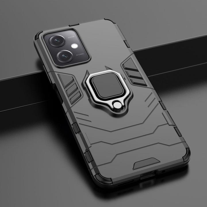 Immagine prodotto Hurtel Custodia Ring Armor per Xiaomi Redmi Note 12 5G / Poco X5 5G Armor Cover Magnetic Holder Ring Black (Xiaomi Redmi Note 12 5G)