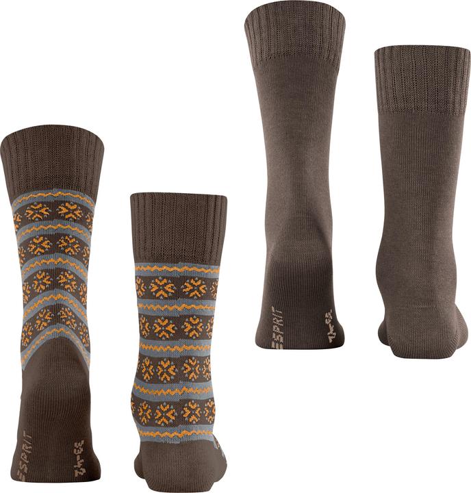 Immagine prodotto Esprit Scandi 2-Pack Herren (Confezione da 2, 43 - 46)