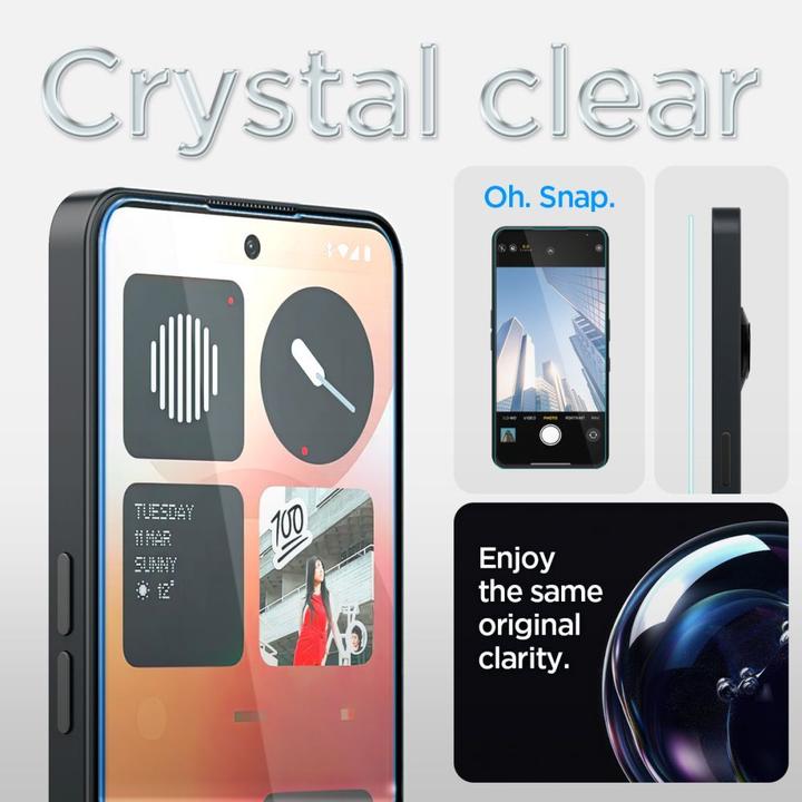 Produktbild Spigen - Glas.tR EZ-FIT - Nothing Phone (3a) / (3a) Pro - Clear (1 Stück, Nothing Phone (3a) Pro, Nothing Phone (3a))
