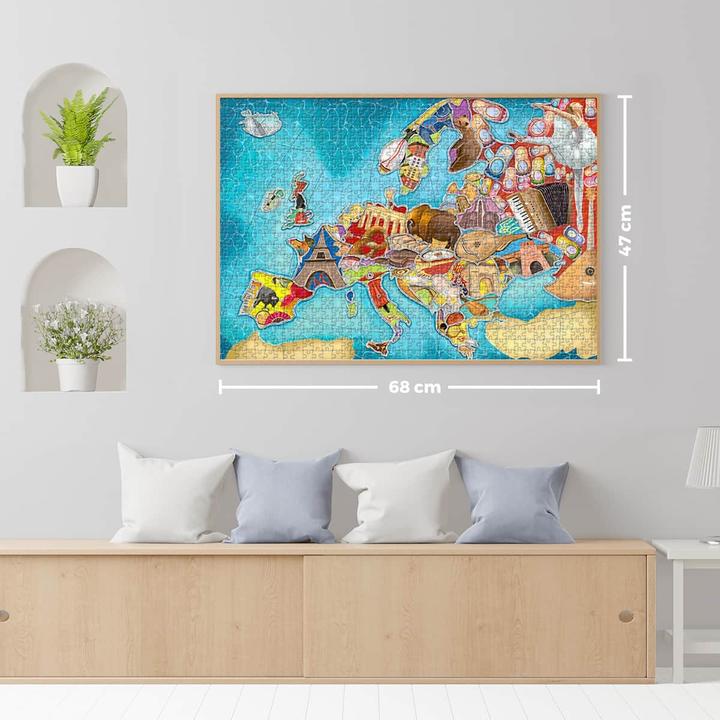 Produktbild Roovi Puzzle 1000 pieces Europe Map (1000 Teile)