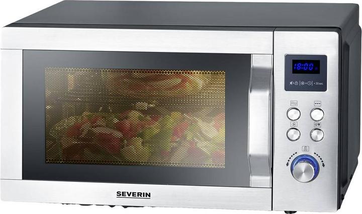 Actual product image Severin Microwave w/MW7777 plate 900 watts 25 l - Steel (29070) (25 l)