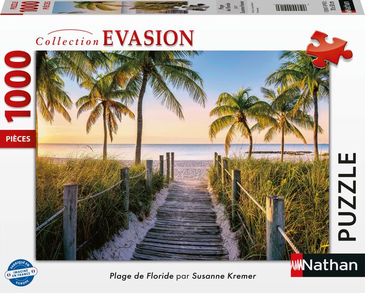 Produktbild Nathan Puzzle 1000 pieces Florida beach (1000 Teile)