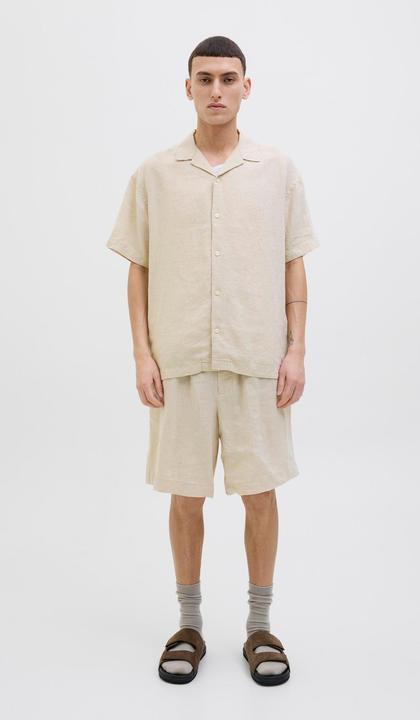 Actual product image Jack & Jones Jpstbill Lawrence Linen Shorts Mid Sn (L)