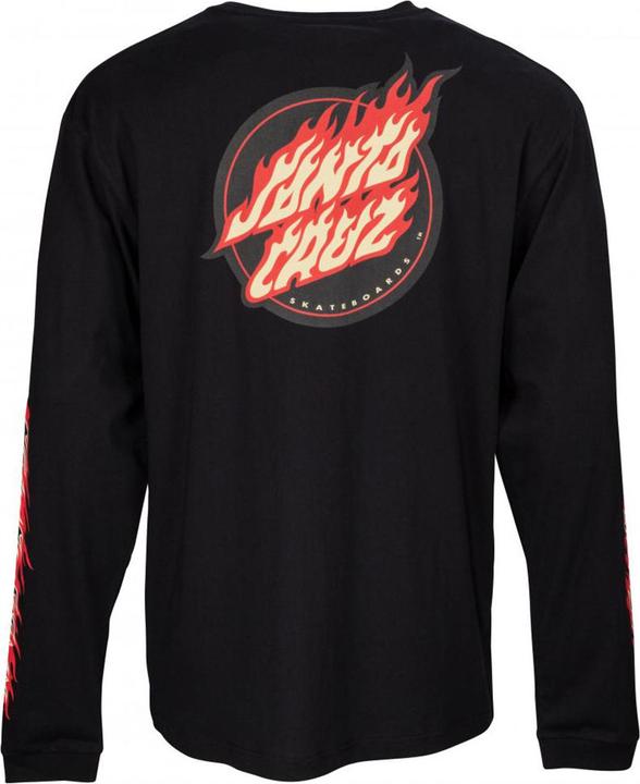 Actual product image Santa Cruz Flame Dot Longsleeve T-Shirt (S)