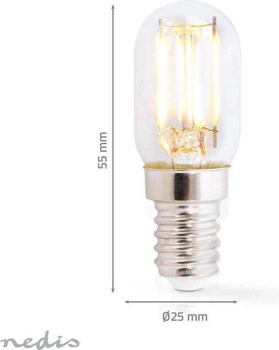 Immagine prodotto Nedis Lampada da frigo | LED | E14 | 1,5 W | T22 (E14, 1.50 W, 100 lm, 1 x, G)