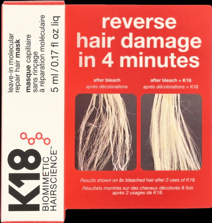 Immagine prodotto K18 Maschera per capelli riparatrice molecolare Leave-In (5 ml)