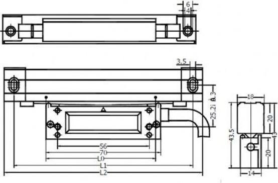 Produktbild Elmag Glasmessstab Mod. KA 500/370 (37 cm)